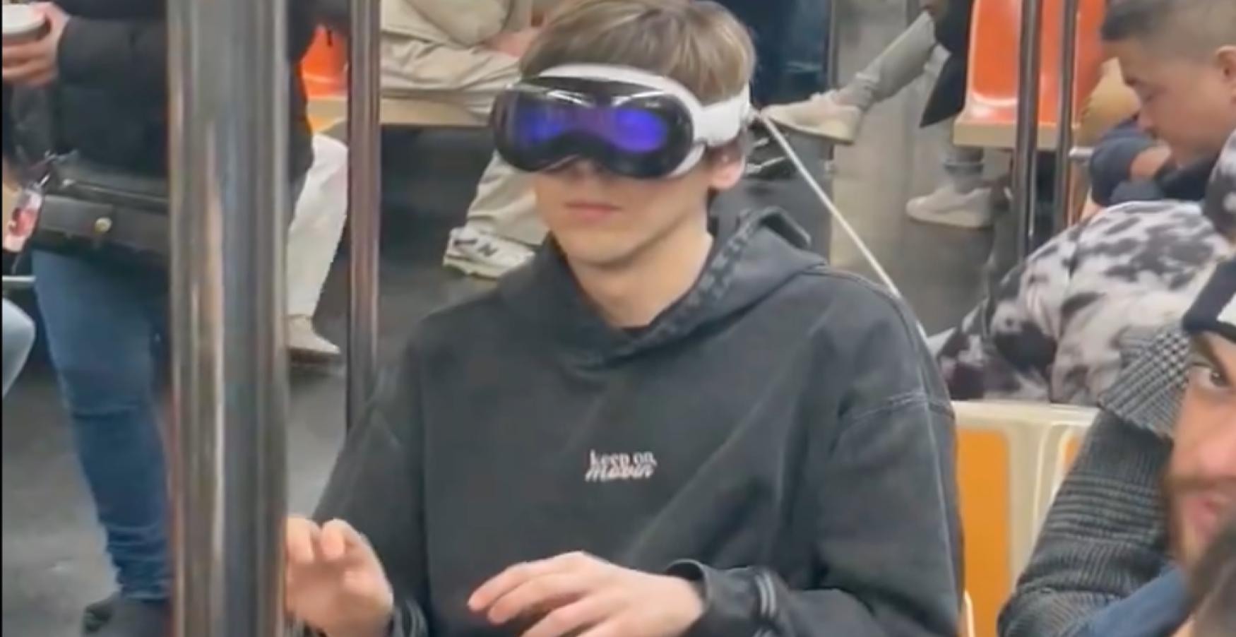 Vision Pro in Public