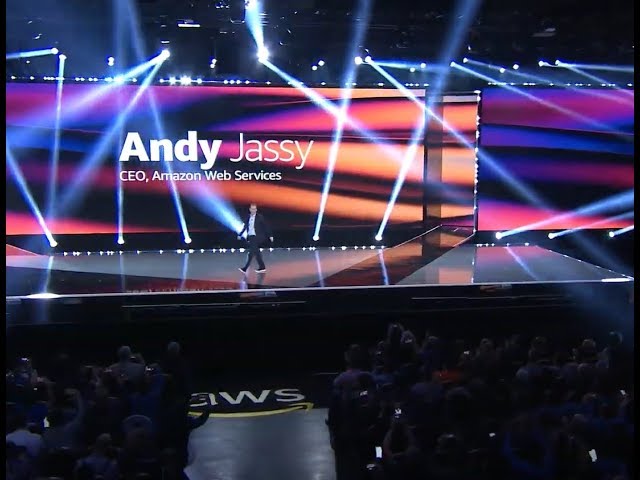 Andy Jassy delivers the AWS re:Invent 2019 keynote, Las Vegas